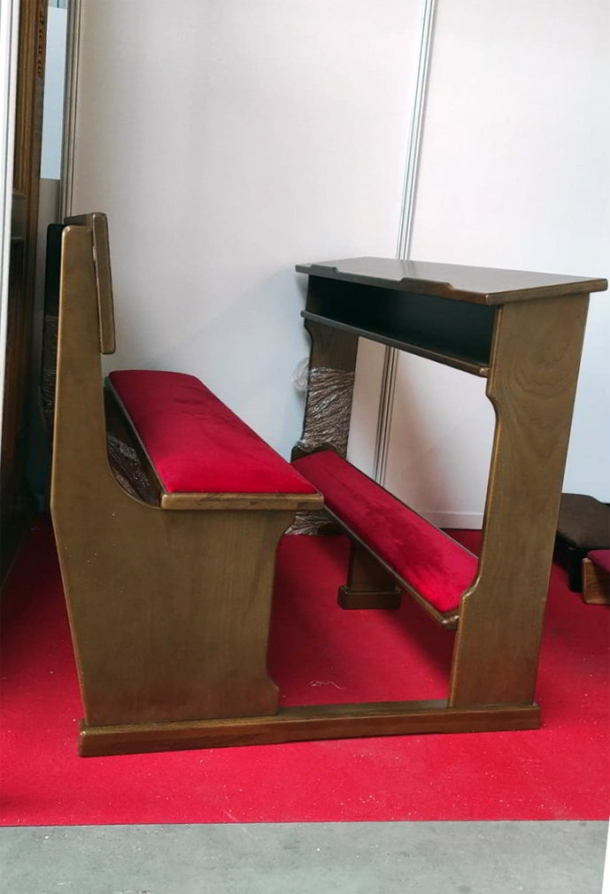 Ławka-klęcznik dwuosobowy